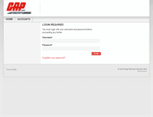 Tablet Screenshot of extranet.gap-group.co.uk